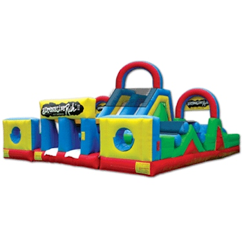Party Rental Inflatable: Adrenaline Rush II Obstacle Course