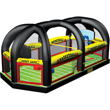 Party Rental Inflatable: All-In-1 Sports Interactive