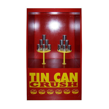 The Tin Can Crush Carnival Game