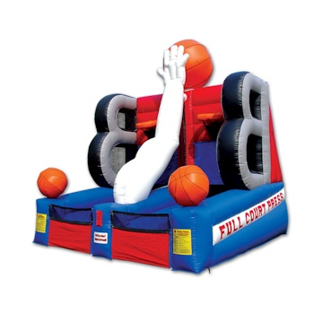 Party Rental Inflatable: Basketball Sports Interactive