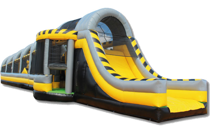 Party Rental Inflatable: The Toxic Drop Obstacle Course