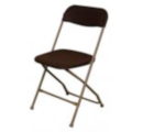 Party Rental: Folding Chair, Brown