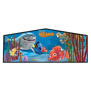 Party Rental Moonwalk Theme Panel: Finding Nemo