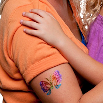 Party Rental Crafts: Glimmer Body Art