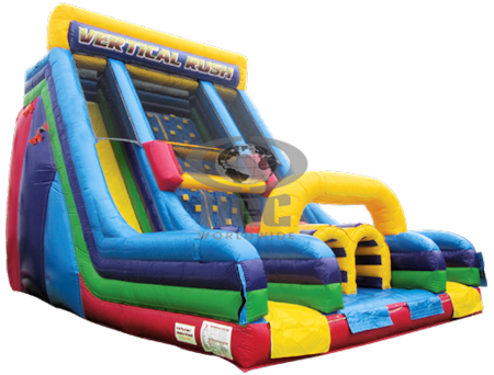 The Vertical Rush Party Inflatable Slide